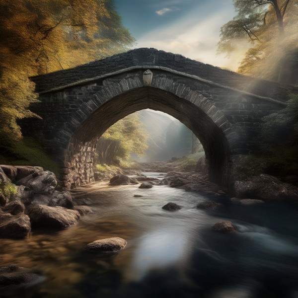 The Old Bridge Of Awe by Colin Masson